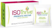 ISOThrive Delicious Prebiotic Liquid Supplement - Enhance Any Probiotic with Naturally Fermented Fiber microFood, One of a Kind Nutrition for Your Gut (30 Servings)