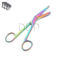 DDP 5.5 INCH Bandage Scissor, Rainbow Finish, 1.6 Ounce