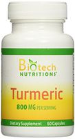 Biotech Nutritions All Natural Turmeric Veggie Capsules, 60 Count