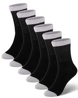 Mens Diabetic Socks with Non-binding Top and Seamless Extra Wide Cotton Ankle Black
