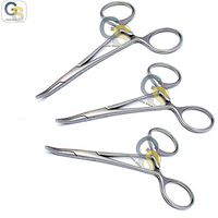 G.S DENTAL Hand Instruments Locking Forceps PLIER Mosquito HEMOSTAT New Set of 3