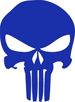 Punisher Marvel Vinyl Decal Sticker for Window ~Car ~ Truck~ Boat~ Laptop~ iPhone~ Wall~ Motorcycle~ Gaming Console~ Size 4.46" x 6" Brilliant BUE