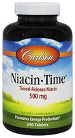 Carlson Labs - Niacin Time 500 mg. - 250 Tablets