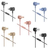 Sentry Metal Earbuds,Inline MIC,Zipper Case,Metal Plug,Durable Cord,HB895-Silver