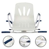 WYQWANLJX 360° Rotatable Shower Chair, Bathtub Rotating Shower, with Backrest + Armrest Bathing Chair, Suitable for Pregnant Women/Elderly/Disabled