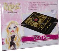 BRATZ the only girl with a passion for fashion Plugged in DVD Player with full function remote control (plays DVD, CD, CD-R/RW)