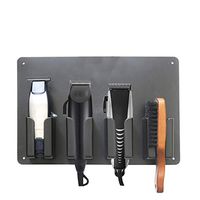 🍀Libobo🍀Barber Shop Fnishing Storage Convenient Electric Hair Cutter Stand Holder Hot Pink