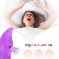 Pleasure Sexy Toystory for Adults Women Sucking&Vibrantors Waterproof USB Recharging 10-Speed Heating Vibranting Wand Wireless Remote Soft Quiet Powerful for Beginners & Advanced - Purple