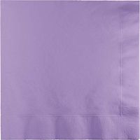 100 Count Luscious Lavender 3-Ply Touch of Color Lunch Napkins