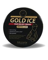 Sprigs Life Gold Ice Pain Relief Balm 2.5 oz/Relieves Painful Muscles and Joints.