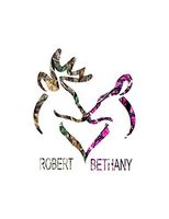 Deer Couple Camo/Hot Pink Camo/ 8 X 10/ Camo Add Your Personalized Text