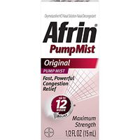 Afrin 12 Hour Pump Mist, Original, 0.5 Ounce (15 ml)