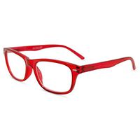 In Style Eyes Seymore Retro BiFocal Reading Glasses Clear Red 3.00