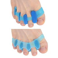 Toe Separators Stretcher for Hammer Toes Bunion Corrector Relieving Pain from Overlapping Toes Claw Toes (2 Design 2 Pairs)