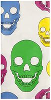 Skull Multicolored Paper Disposable 3-Ply Paper Hand Towels & Decorative Bathroom Napkin Guest Towels For Kitchen, Parties, Weddings, Dinners or Events (Pack of 20)