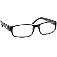Reading Glasses 3.75 Black Single Pair Always Have a Timeless Look, Crystal Clear Vision, Comfort Fit with Sure-Flex Spring Hinge Arms & Dura-Tight Screws