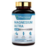 Magnesium Ultra-Capsulas de Citrato de Magnesio 500 mg-60 Capsules