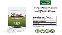 L-Glutamine Cellular Support | Free form Amino Acid Supplement | Powder | Supports Muscle Mass and Gastrointestinal Tract | 351g | Adaptogen Research | Pharmaceutical Grade Supplements