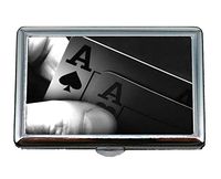 Stainless Steel ID or Cigarettes Case,Poker Credit Card ID Case/Holder/Cards Case