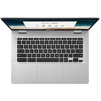 2019 ASUS 14" FHD Chromebook W/128GB MicroSD Card | Intel Celeron Dual-Core Processor | 4GB LPDDR4 Memory | 32GB eMMC | USB-C | 802.11a/b/g/n/ac | Webcam | Bonus Mouse & Sleeve | Chrome OS