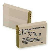 800mA, 3.7V Replacement Li-Ion Battery for Canon NB-4L Digital Cameras - Empire Scientific #BLI-256