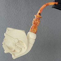 Master Carver Baglan Eric The Red God of All That is Awesome Meerschaum Pipe, M74034