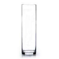 WGV Cylinder Vase, 3" W x 12" H, Clear Glass Candle Holder Bud Floral Container Planter Terrarium for Wedding Party Flowers Centerpieces and Home Office Decor, 18 Pieces