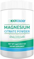 Rootcology Magnesium Citrate Powder - 300mg Magnesium with Natural Lemon Flavor for Digestion Support by Izabella Wentz Author of The Hashimoto's Protocol (240g / 60 Servings)