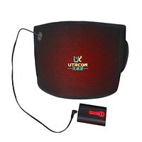 Heated Waist Belt Wrap, Electric Moxibustion Physiotherapy Waist Heated Pad Belt Womb Uterus Warmer 7.4V Rechargeable Battery Temperature Adjustment Lower Back Heating Therapy Thermal Support Wrap