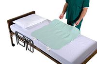 36" x 34" Positioning Bed Pad with Handles, Patient Transfer Sheet for Lifting, Turning, and Repositioning in Beds - Reusable & Washable