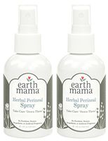 Herbal Perineal Spray by Earth Mama | Safe for Pregnancy and Postpartum, Natural Cooling Spray For After Birth, Benzocaine and Butane-Free 4-Fluid Ounce (2-Pack)