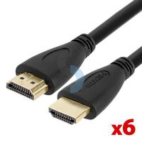 FYL 6x PREMIUM HDMI CABLE 3FT For BLURAY 3D DVD PS3 HDTV XBOX LCD HD TV 1080P US