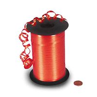 Orange Crimped Curling Ribbon 3/16" X 500 Yards