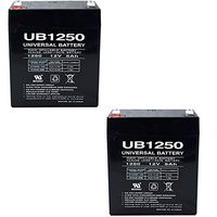 12V 5AH Alarm Security Fire System Battery 12 Volt 5AH SLA Battery (2 Pack)