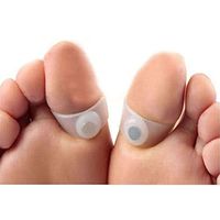 1 Pair / 2 Pieces Slimming Silicone Foot Massage Magnetic Toe Ring Fat Weight Loss Health