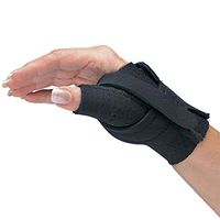 Comfort Cool Thumb CMC Restriction Splint. Available in All Sizes. Thumb Brace Provides Support, Compression. Indications - Arthritis, Tendinitis, Dislocations, Sprains, Repetitive Use. Right Medium.