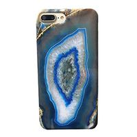 Iphone 7 cas, Sunvy Marble Stone Pattern IMD Anti-Scratch Anti-Finger Slim Fit Soft Flexible TPU Cover For iphone 7 With a Screen Protector (#4) (B)