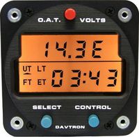 Davtron M803 Digital Clock w/LCD Display (28V)