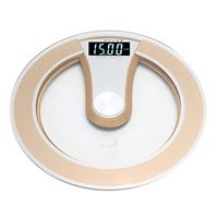 LCD Digital Scale,Digital Luggage Scale Household Body Weight Electronic Scale High Precision Health Weighing Large Blue LCD Backlight Display Scale(Gold)