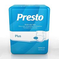 PRTABB01040PK - Presto Absorbent Products Inc. Presto Breathable Brief, Value Plus Absorbency, Large, 45-58