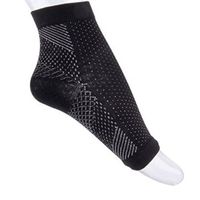 Veligoo Foot Care Compression Sleeve Plantar Fasciitis Socks with Arch Support Eases Swelling & Heel Spurs Ankle (black, S/M)