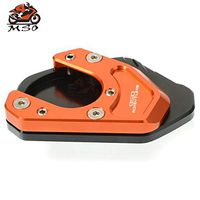 Frames & Fittings Motorcycle Accessories Kickstand Side Stand Enlarge Foot Pad Extension for KTM 950 990 Adventure R S 950 990 ADV Supermoto - (Color: 950 Adventure Logo)