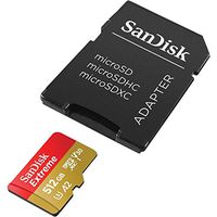 SanDisk 512GB Extreme Plus UHS-I microSDXC Memory Card with SD Adapter, 170MB/s Read, 90MB/s Write, V30, A2