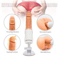 Thrusting Viberate Adult Toys for Women Pleasure 8 Inch Medical Silicone Wand with 7 Powerful Vibrations for Adult Women Pleasure Sport
