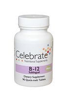 Celebrate Vitamins B12 Sublingual - Mint - 90 Count