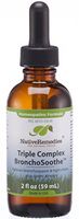 Native Remedies Triple Complex BronchoSoothe - Natural Homeopathic Formula Temporarily Relives Symptoms of Chest Constriction or Abnormal Breathing - Supports Normal Lung Functioning - 59 mL