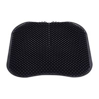SOFIALXC Silicone Seat Cushion 3D Breathable Cool Gel Massage Non Slip Pad Ergonomic Comfort Summer Chair Sofa seat Home Office Car-Black