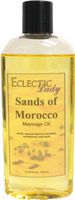 Sands Of Morocco Massage Oil, 8 oz, With Sweet Almond Oil and Organic Jojoba Oil, Preservative Free
