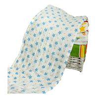 Bluelans Cute Cartoon Pattern Baby Bath Towel Gauze Blanket Washcloth Wipe Cloth