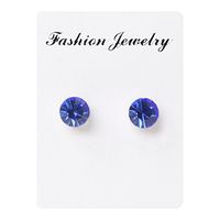 Earrings,NNDA CO 1 Pair Weight Loss Earrings Healthy Stimulating Acupoints Stud Magnetic Therapy (Royal Blue)